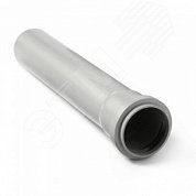 Изображение товара Труба канализационная 40x150 мм PP однораструбная серая PRO AQUA