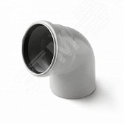 Изображение товара Отвод 75 67 град, для внутренней канализации, серый (шт)