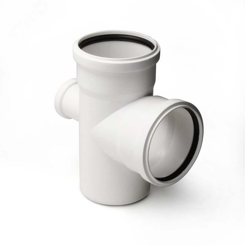 Изображение товара Крестовина одноплоскостная 50 мм 45 град PRO AQUA для канализации