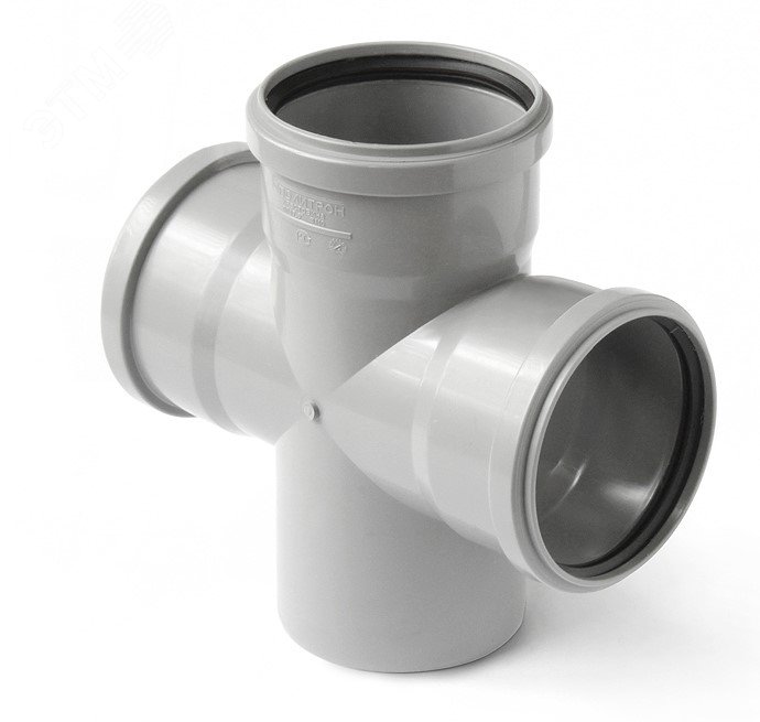 Изображение товара Крестовина канализационная одноплоскостная 110 мм PRO AQUA