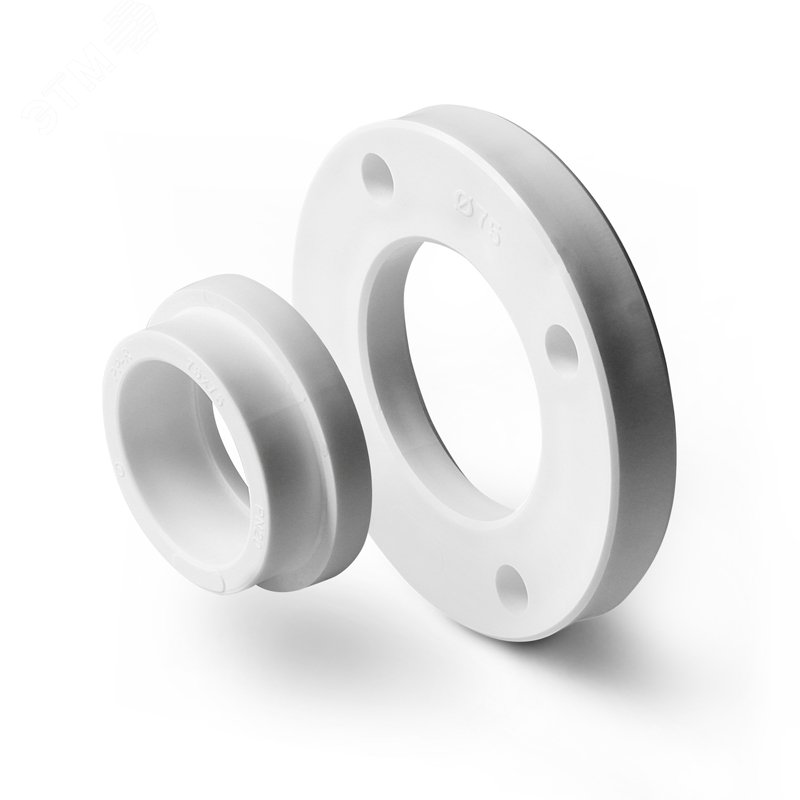 Изображение товара Бурт 90 мм с фланцем полипропиленовые комплект PRO AQUA EN 1092 Россия