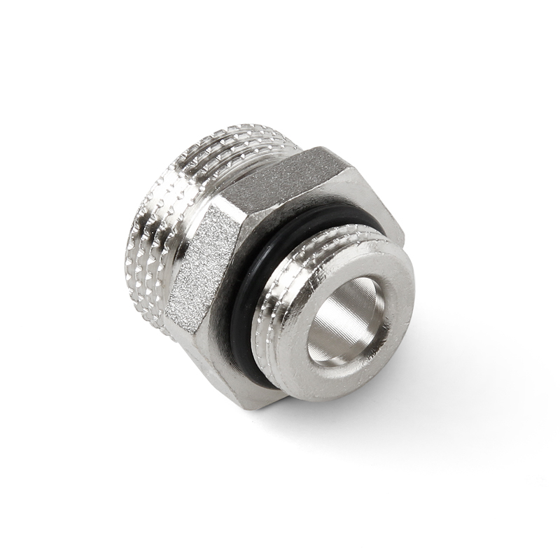 Ниппель латунный резьбовой переходной, евроконус, Н 1/2X3/4E