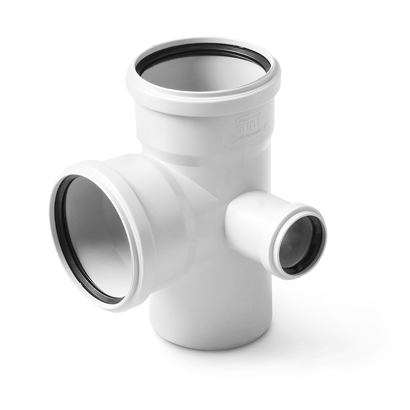 Крестовина 110х110х50 87 град двухплоскостная, правая, для малошумной канализации