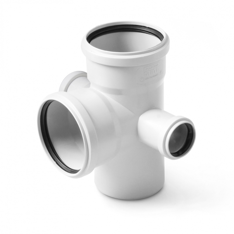 Крестовина 110х50х50х110 87 град двухплоскостная, для малошумной канализации