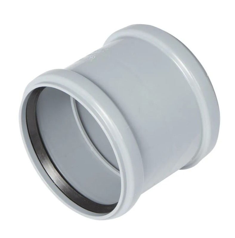 Муфта 110 мм двухраструбная, канализационная