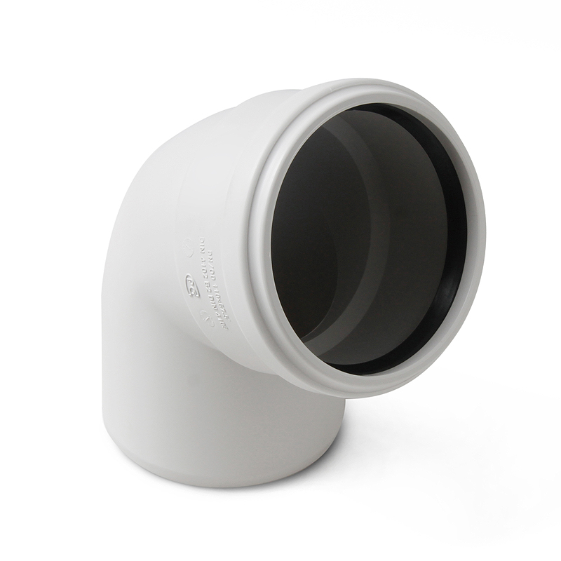 Отвод 110 67 град, для бесшумной канализации