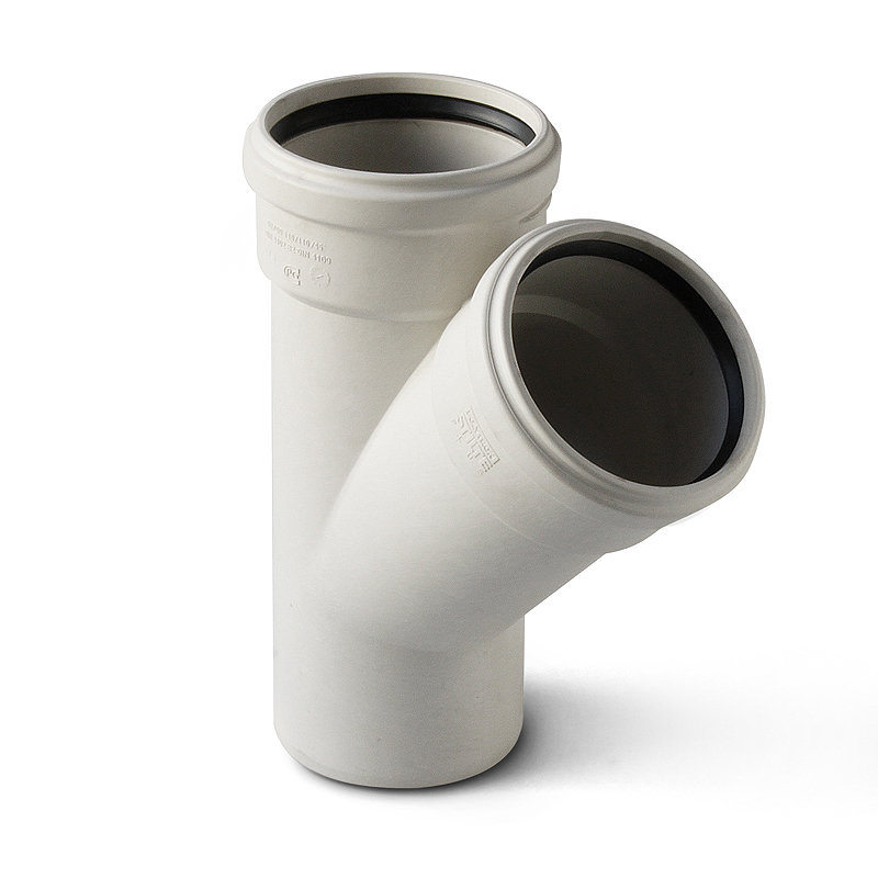 Тройник 110 45 град, для бесшумной канализации