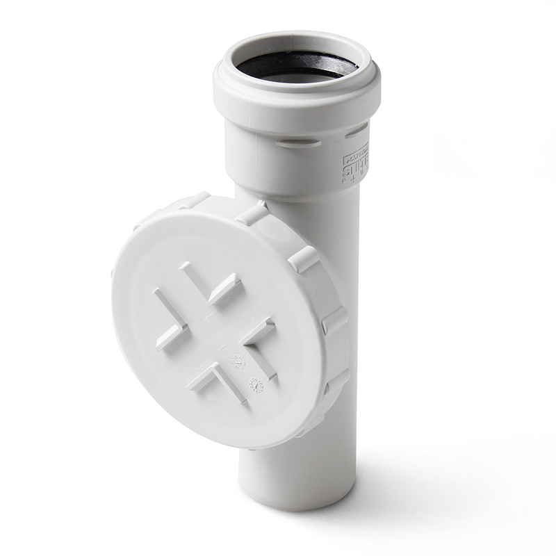 Ревизия 160 мм с крышкой прямоугольной, для бесшумной канализации