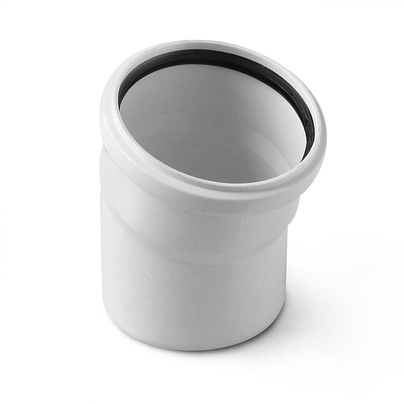 Отвод 110 15 град, для малошумной канализации