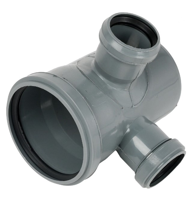 Крестовина 110х50х110 87 град двухплоскостная, канализационная