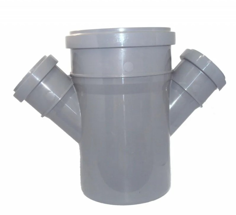 Крестовина 110х50х50 45 град одноплоскостная, канализационная