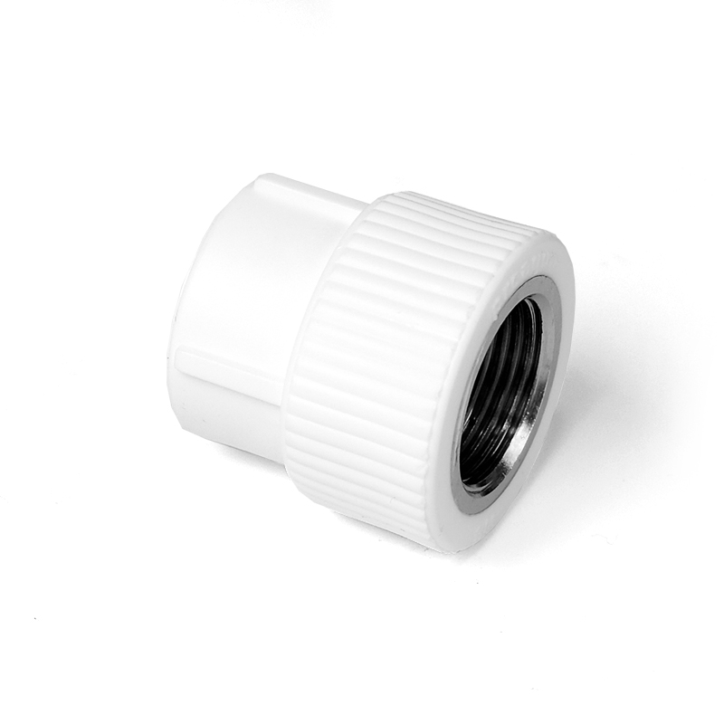 Муфта комбинированная 40x1' ВР полипропиленовая PPR белая