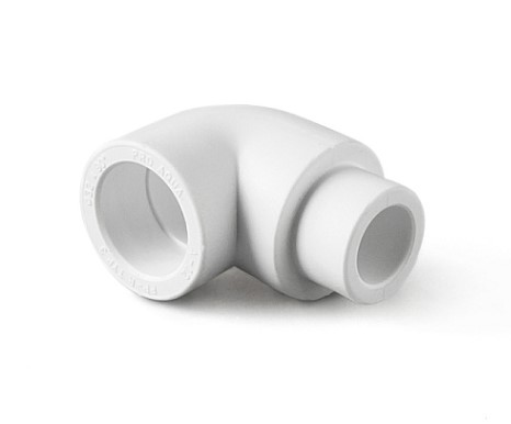 Угольник 20 мм 90 град., ВН-НР полипропиленовый   PPR, белый