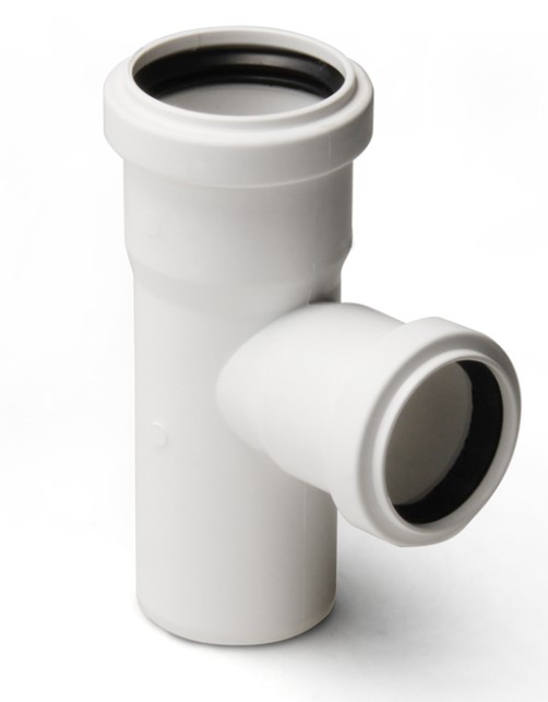 Тройник 50 87 град, для малошумной канализации