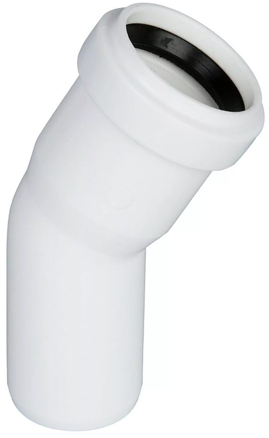 Отвод 50 30 град, для бесшумной канализации