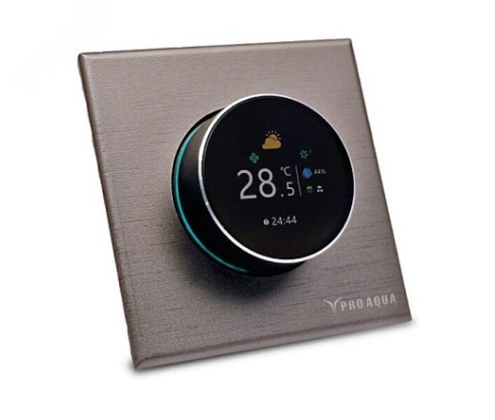 Изображение товара Термостат комнатный с WiFi (серый), проводной (шт)