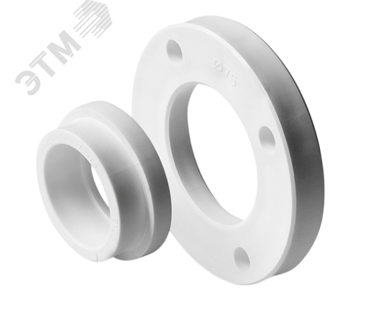 Изображение товара Бурт 20 мм с фланцем полипропиленовые комплект EN 1092 PRO AQUA