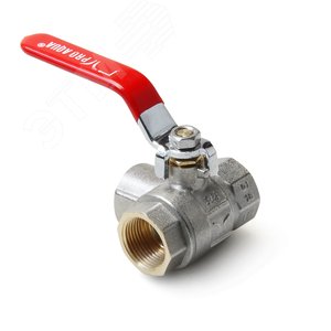 Изображение товара Кран шаровой полнопроходной трехходовой ТИП T, ручка-рычаг, ВВВ 3/4 (шт)