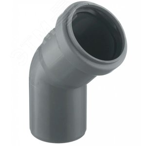 Изображение товара Отвод 50 30 град, для внутренней канализации, серый (шт)