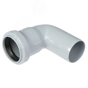 Изображение товара Отвод 40 87 град, для внутренней канализации, серый (шт)