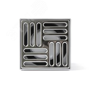 Трап с горизонтальным отводом, решетка нерж.сталь (100 мм x 100 мм) 50 - фото 2