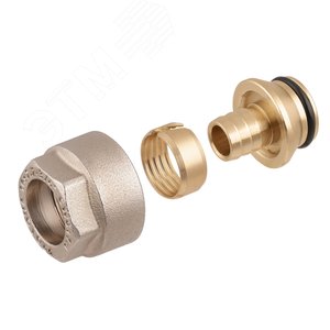 Адаптер Евроконус латунный для трубы 16x2.2 (3/4 евроконус) - фото 6