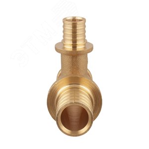 Тройник 25х32х25 переходной, аксиальный, латунь - фото 4