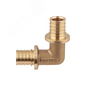 Угольник 25 90 град. аксиальный, латунь - фото 6