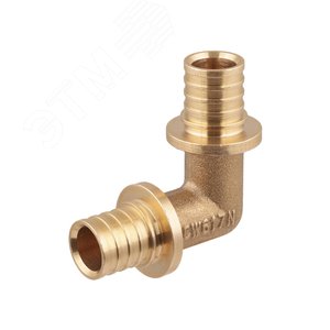 Угольник 25 90 град. аксиальный, латунь - фото 7