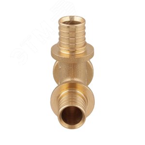 Тройник 16 равносторонний, аксиальный, латунь - фото 9