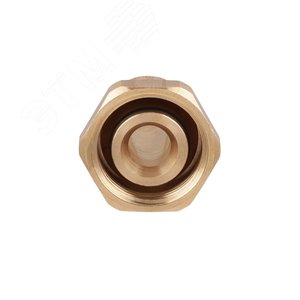 Переходник 25х3/4'ВР с накидной гайкой, аксиальный, латунь - фото 5