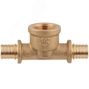 Тройник 16х1/2'Вх16 переходной с внутренней резьбой, аксиальный - фото 2