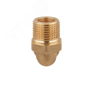 Угольник 16х1/2'НР переходной с наружной резьбой, аксиальный, латунь - фото 6