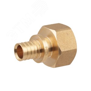 Переходник 25х1'ВР с внутренней резьбой, аксиальный, латунь - фото 7