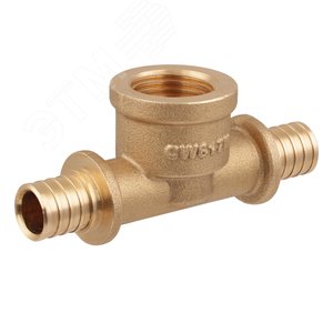 Тройник 16х1/2'Вх16 переходной с внутренней резьбой, аксиальный - фото 7