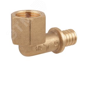 Угольник 20х1/2'ВР переходной с внутренней резьбо , аксиальный, латунь - фото 8