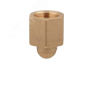 Угольник 20х1/2'ВР переходной с внутренней резьбо , аксиальный, латунь - фото 9