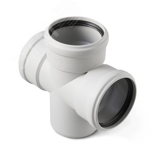 Изображение товара Крестовина 110 87 град одноплоскостная, для бесшумной канализации (шт)