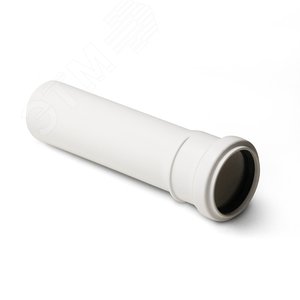 Изображение товара Труба канализационная 50x750 мм PP, однораструбная, малошумная, белая (шт)