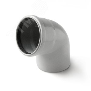 Изображение товара Отвод 110 87 град, для внутренней канализации, серый (шт)