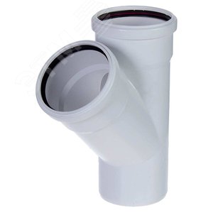 Изображение товара Тройник 110 45 град, канализационный (шт)