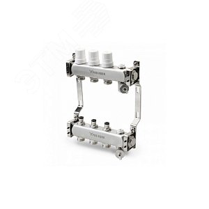 Изображение товара Блок коллекторный с регулировочными клапанами 3 выхода, 230 мм, 1X3/4 (шт)