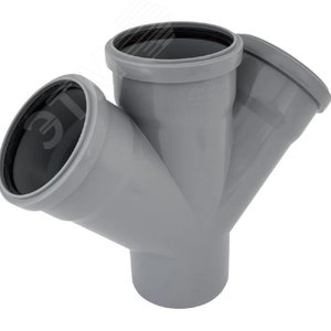 Изображение товара Крестовина 110 45 град одноплоскостная, канализационная (шт)