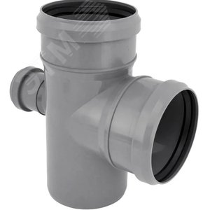 Изображение товара Крестовина 110х110х50 87 град одноплоскостная, канализационная (шт)