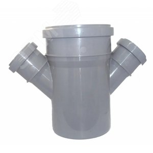 Изображение товара Крестовина 110х50х50 45 град одноплоскостная, канализационная (шт)