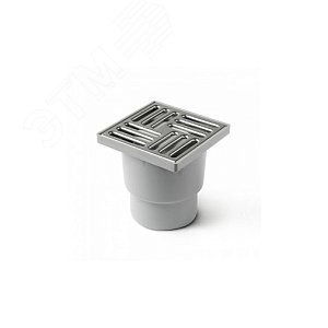 Изображение товара Трап с вертикальным отводом, решетка из нерж.сталь (100 мм x 100 мм) 50 (шт)