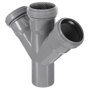 Изображение товара Крестовина 50 45 град одноплоскостная, канализационная (шт)