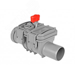 Изображение товара Клапан обратный 50, ABS-пластик, для внутренней канализации, серый (шт)