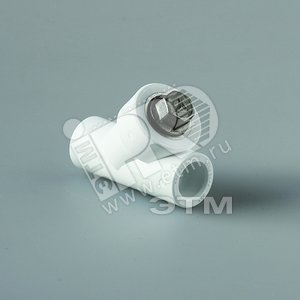 Изображение товара Фильтр сетчатый 32 ВВ косой, полипропиленовый PPR белый (шт)