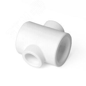 Крестовина 25х20 переходная полипропиленовая PPR белая - фото 4